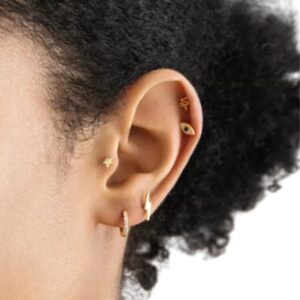 Pendientes Raio gold