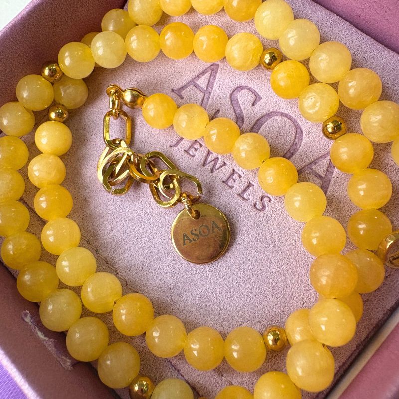 Collar Obásico - amarillo