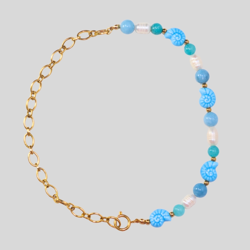 Collar Marela azul claro